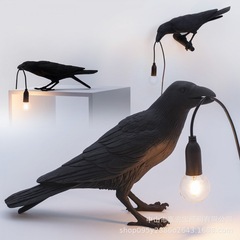 クロスボーダー幸運の鳥寝室廊下クリエイティブ動物壁ランプデスクベッドサイドスタイリング装飾テーブルランプ