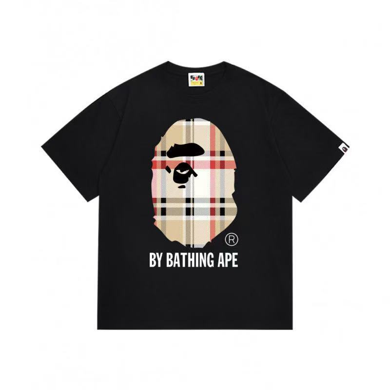 Cross-Border Foreign Trade Trendy Brand Short-Sleeved Men's Letter-Printed American Street Style Loose-Fitting Couple Casual T-Shirt Half-Sleeved Shirt