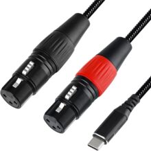 Type-C�D�p���z��2XLRһ�ֶ��D�֙C�B�{��̨���l��Type-c�D�p���r