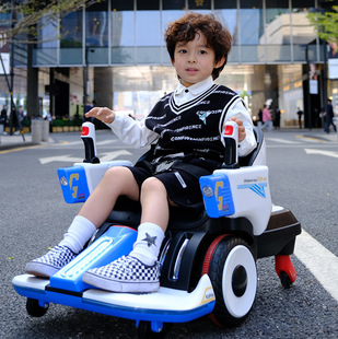 Children's electric four-wheel rechargeable car drift car can sit remote control children's toys boys and girls baby four-wheel car