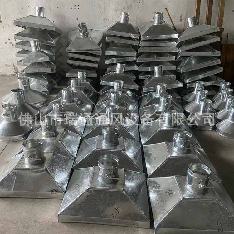 镀锌板排烟罩 集尘罩 不锈钢工业除尘吸风罩