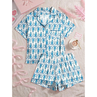 Q 63058LMonkey print cardigan set ����ӡ���_���׿羳��