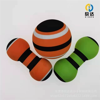 筋膜球按摩球曲棍球花生球连体双球 瑜伽放松球 EVA按摩球