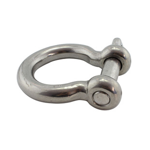Stainless Steel European Bow Shackle Horseshoe Shackle D Buckle Lifting Shackle