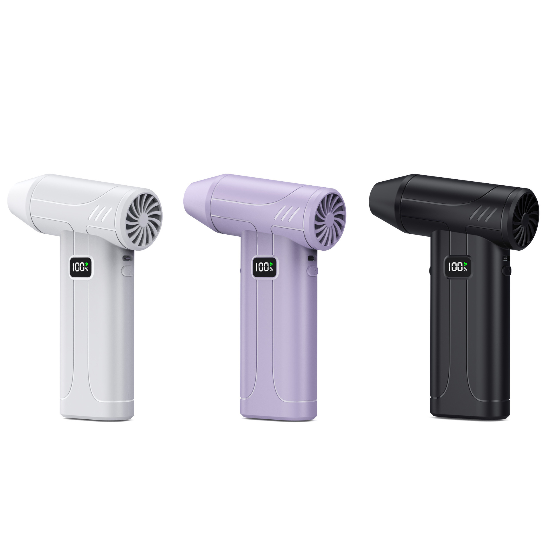 X9涡轮增压强风手持暴力风扇便携露营除尘除雪烧烤神器应急照明灯