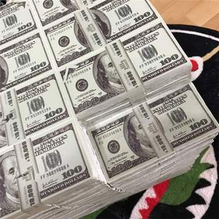Nigo Dollar Stool Trendy Home Stool Chair Dollar Bill Ornament Resin Low Stool Decorative Missing Corner Correct Version