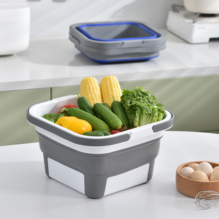 Folding Square Hand Basket