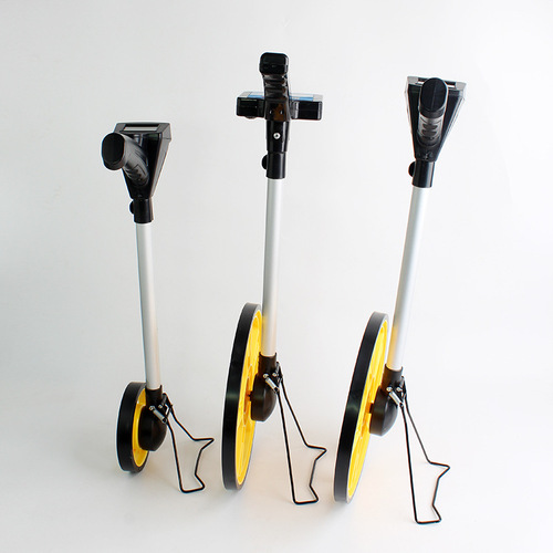 Hardware measuring tool meter counter handheld mechanical distance measuring wheel size digital display folding hand guess meter distance measuring wheel