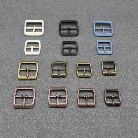 Luggage handbag hardware accessories Japanese pin buckle bag with length adjustment buckle die-casting bag with pin buckle belt buckle