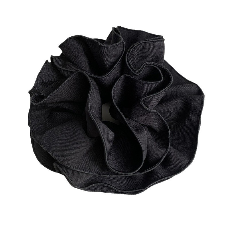 Elástico de cabelo plissado 4 camadas para mulheres_voghion.com