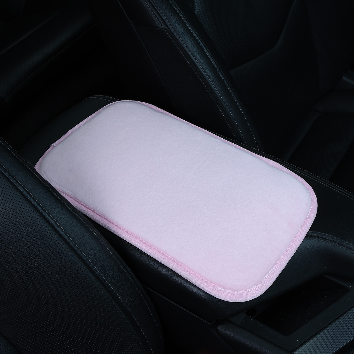 Car armrest cushion, short plush, universal armrest pad, supports cross-border dropshipping