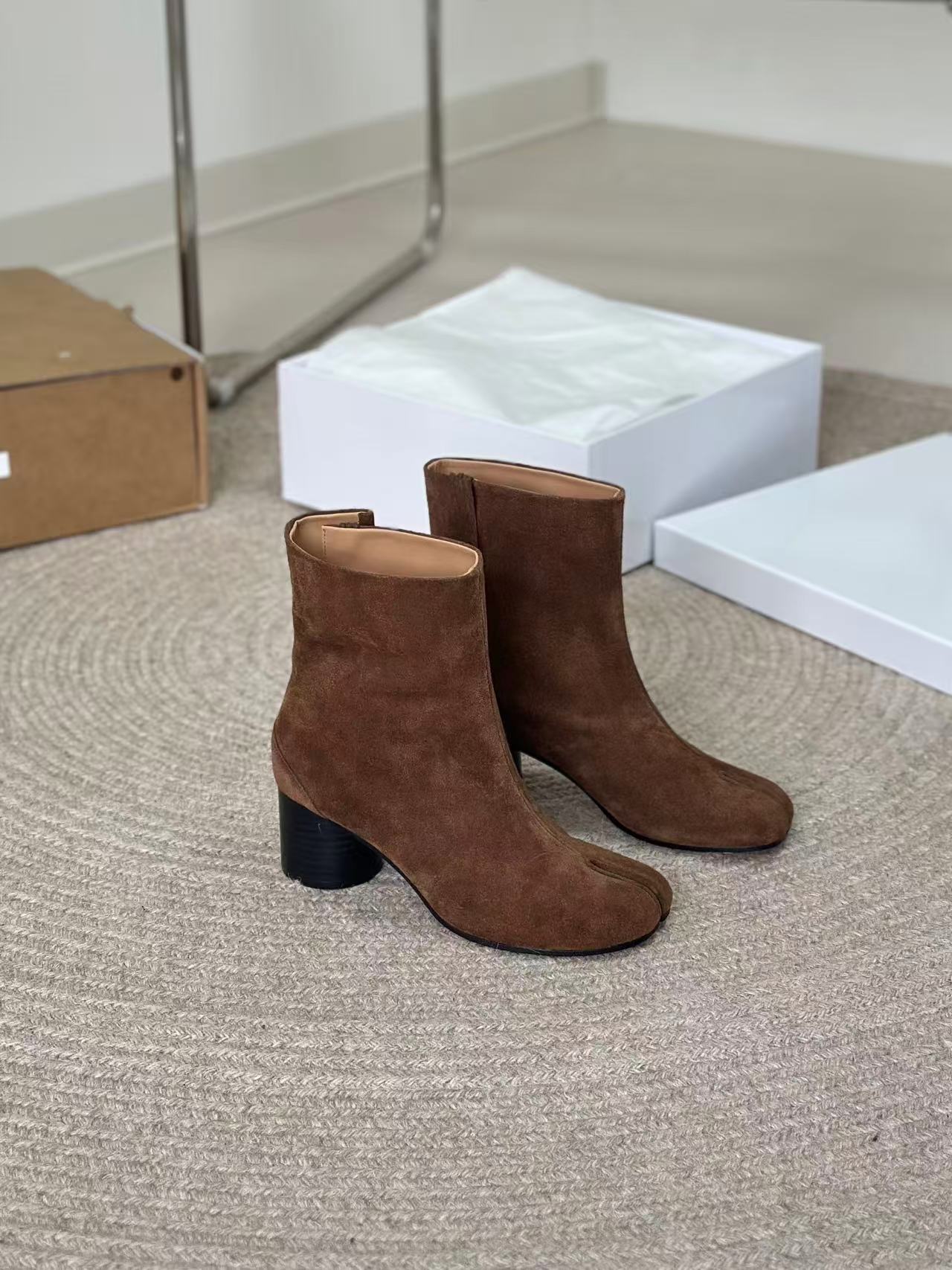 6cm 부츠 브라운