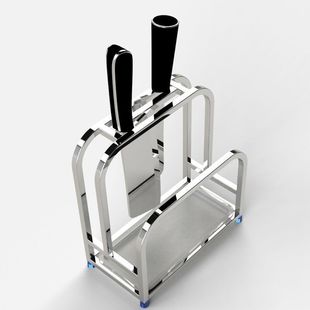 Stainless Steel Knife Holder Cutting Board Rack Kitchen Storage Rack Supplies Chopping Board Storage Rack Knife Holder Knife