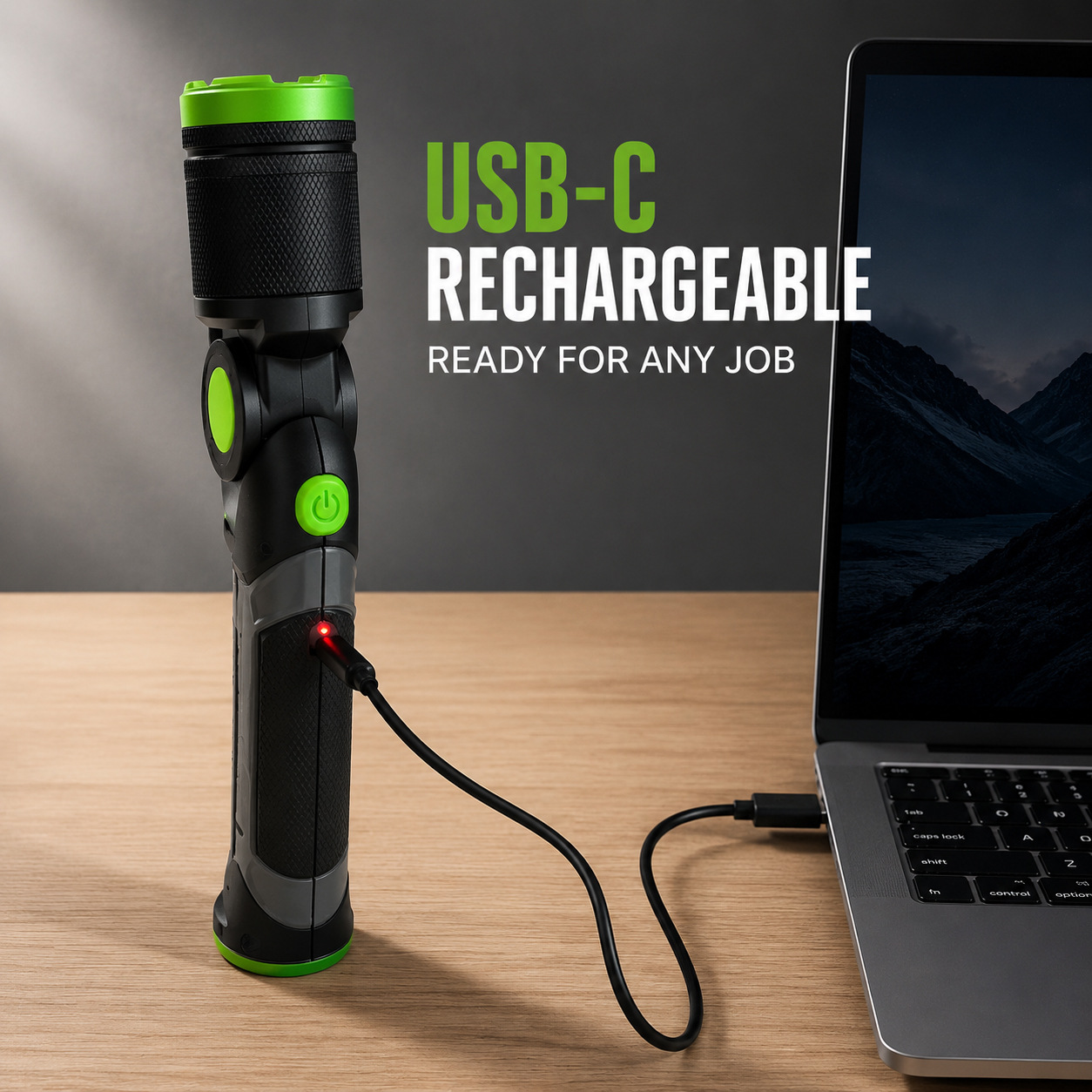 26 New Models of Rotating Work Lights, Rechargeable 1500Lm Rotating Car Repair Lights, Led Emergency Lighting Auto Repair Lights