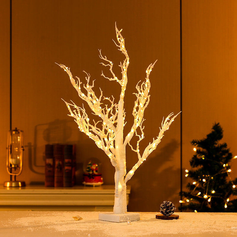 Nuevo 65cmPVC luminoso árbol de navidad decoración decoración de navidad ventana escritorio árbol de navidad adorno