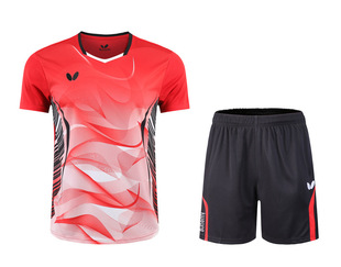 New Table Tennis Clothes for Men and Women, Short-sleeved Table Tennis Sportswear Tops, Breathable Competition Training Clothes 3627