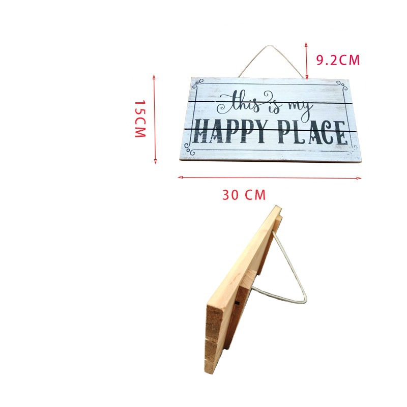 Pintado de madera de campo pastoral americano, puesto de flores, decoración de pared, decoración de pared, decoración de la puerta creativa