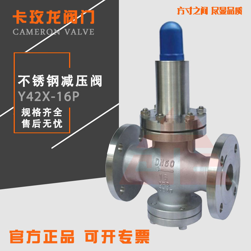 供应Y42X/F不锈钢弹簧活塞式减压阀工业先导活塞式蒸汽减压阀DN50