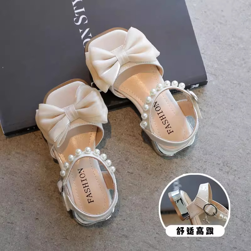 Girls' Sandals with Soft Soles, Non-Slip, Comfortable, Princess Style, Fashionable, 2026 New Model, Children's Shoes for Little Girls, Summer