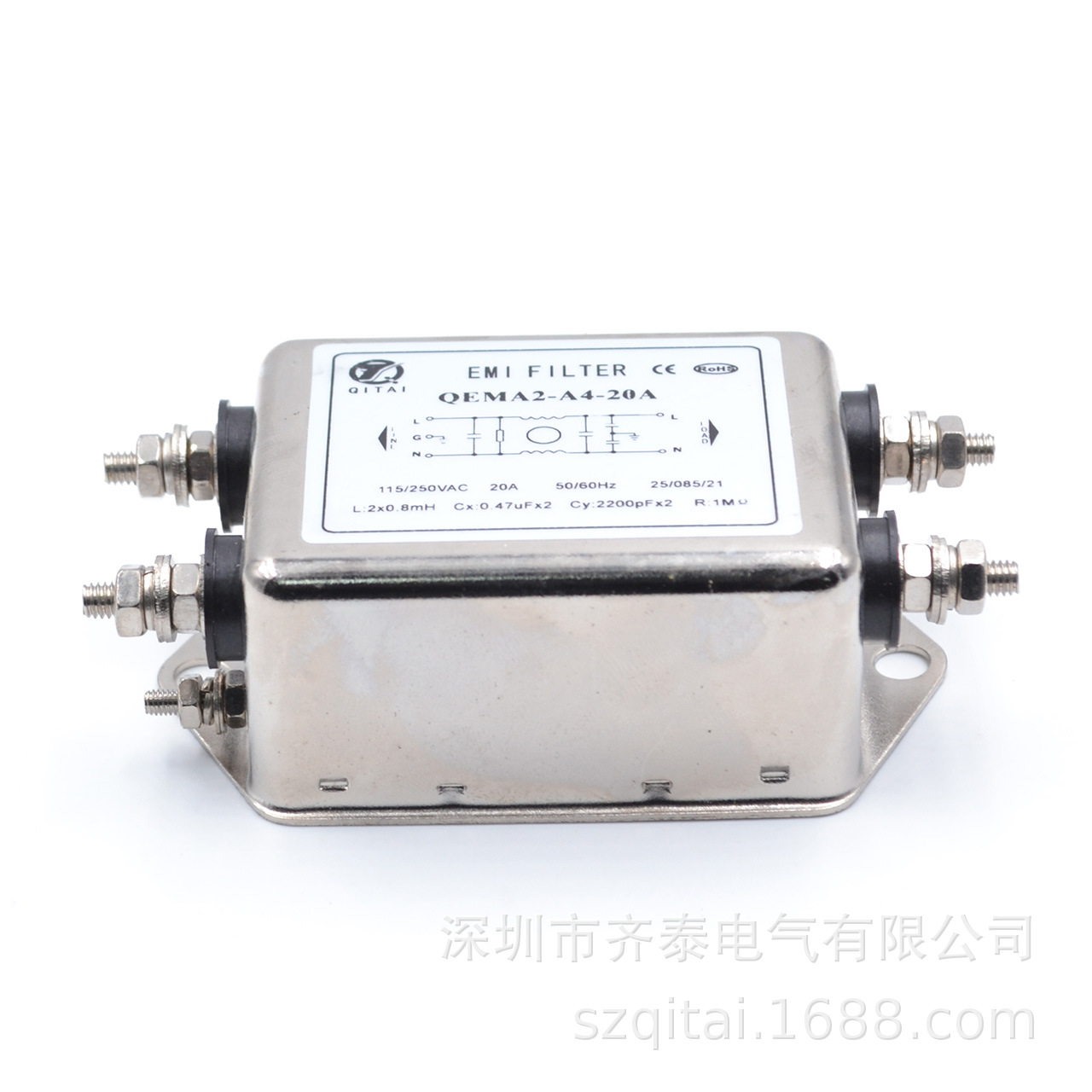 齐泰厂家原装正品单相交流滤波器QEMA2-A3 型号齐全