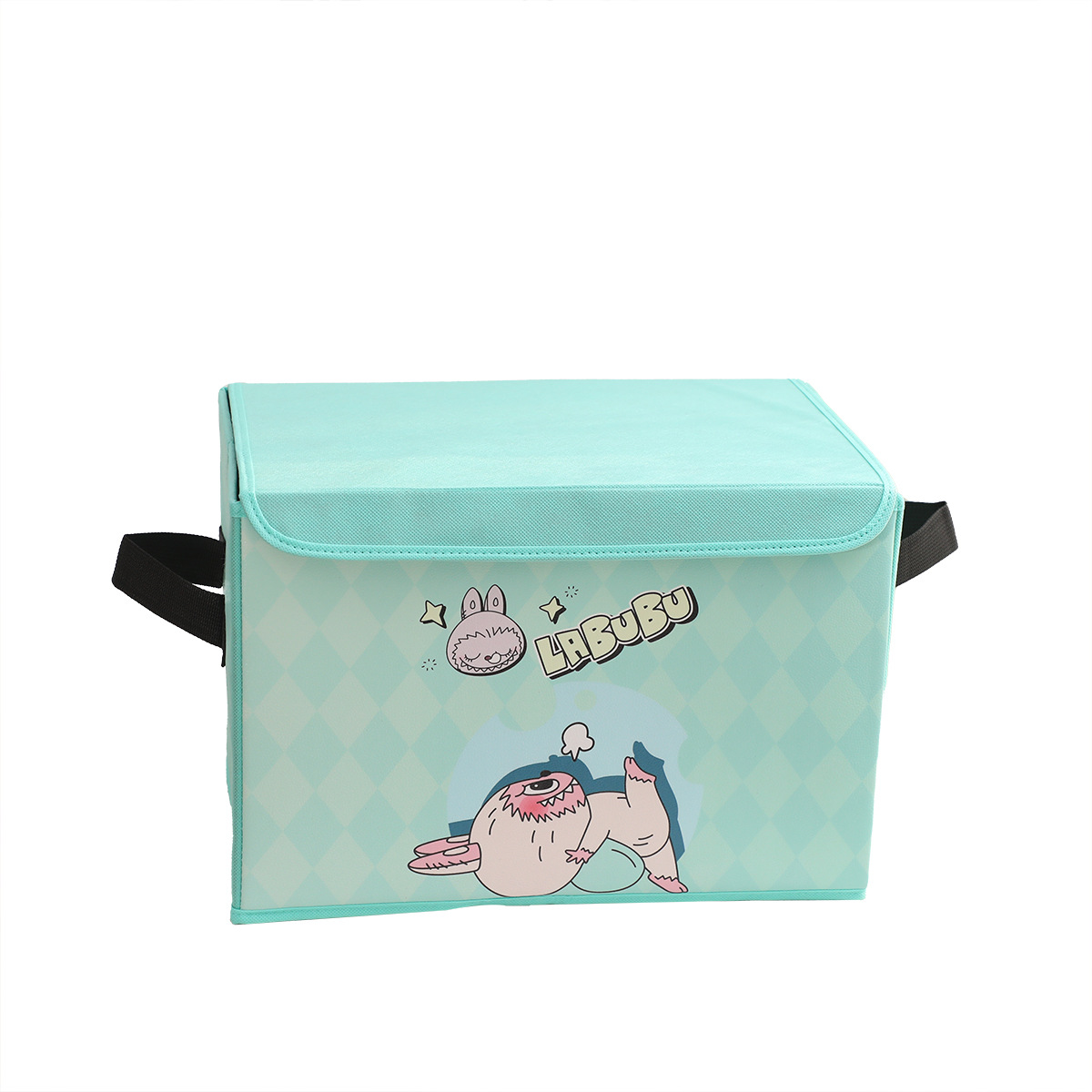 新しい漫画寮ブックスナック収納家庭用衣類おもちゃ収納ボックス折りたたみ車の収納ボックス