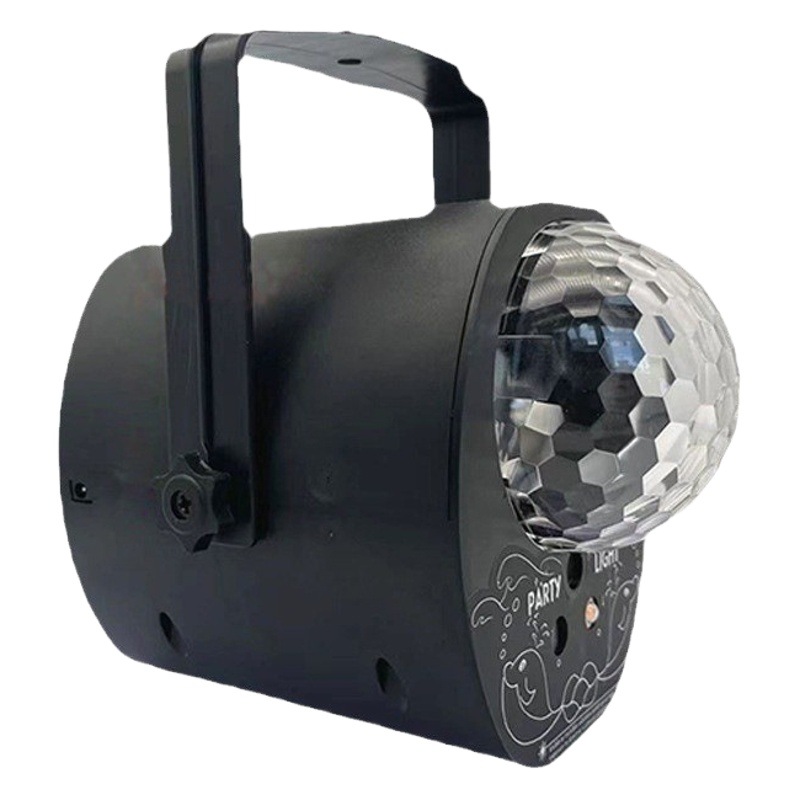Nueva atmósfera transfronteriza luz láser mini bola mágica de cristal Luz de proyección DE Navidad luz colorida giratoria LED luz de la etapa