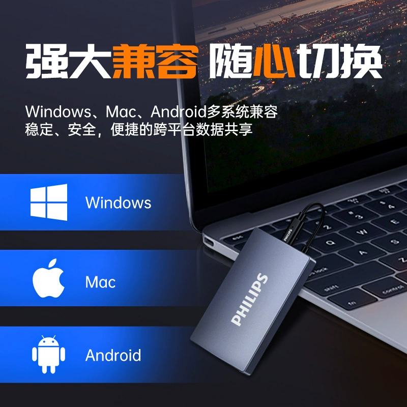 Cross -border dedicated to solid -state mobile hard disk office expansion 512G high -speed transmission SSD mobile solid -state hard drive