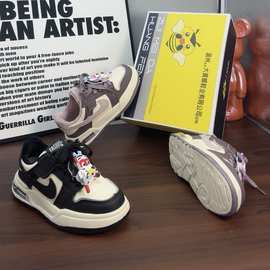 大黄蜂品牌童鞋2024新款二棉男童运动鞋女童板鞋防滑底运动鞋批发