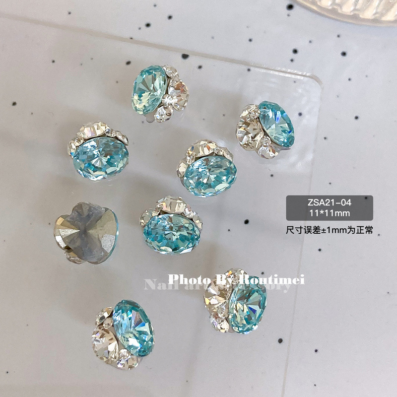 新品のk 9水晶のハトの卵のネイルアクセサリーが爆発しました。|undefined