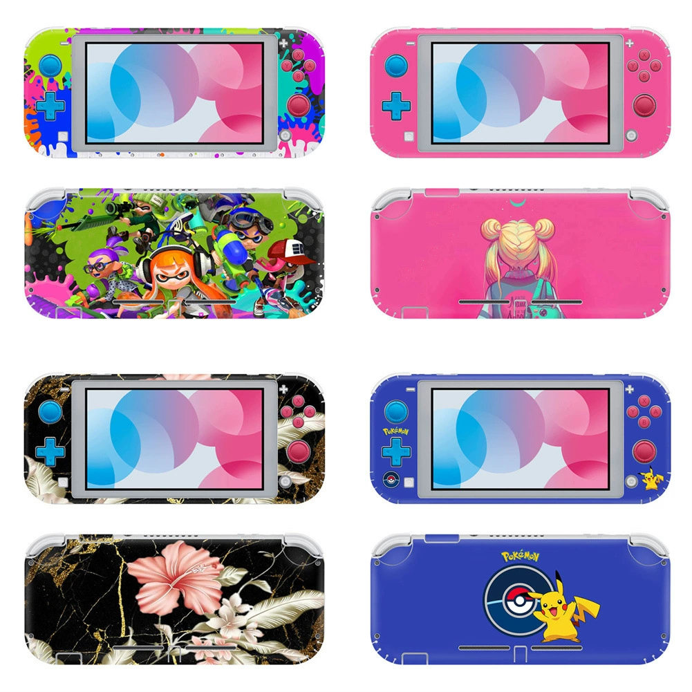 Стикер-лента с геометрическим рисунком Switch Lite, можно повторно разместить пузырьковый игровой машинный стикер