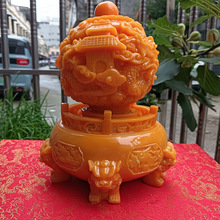 厂家批发仿寿山石九转乾坤鼎摆件时来运转鼎摆设工艺品