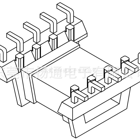 EFD10高频变压器骨架EFD11电源骨架卧式5+5电源变压器电源单相