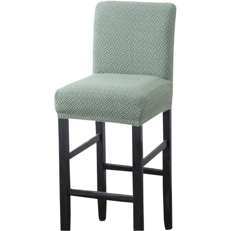 Cubierta de silla de rejilla a rayas simple moderna, cubierta de silla de comedor, cubierta de silla elástica, cubierta de silla para el hogar, cubierta de taburete, cubierta de mesa y silla