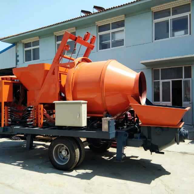 柴油搅拌机带地泵 82千瓦柴油机带输送泵 道依茨柴油机搅拌泵机