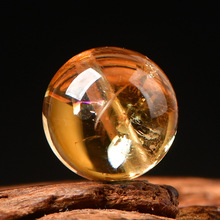 7A天然黄塔晶水晶散珠招财单颗水晶DIY串珠厂家批发