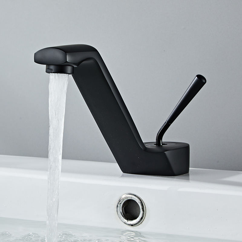 Cross-border full copper bathroom sink basin faucet minimalist personalized face basin faucet creative bathroom hand basin