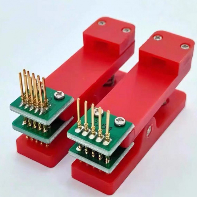 烧录测试夹具探针工装测试架下载编程.