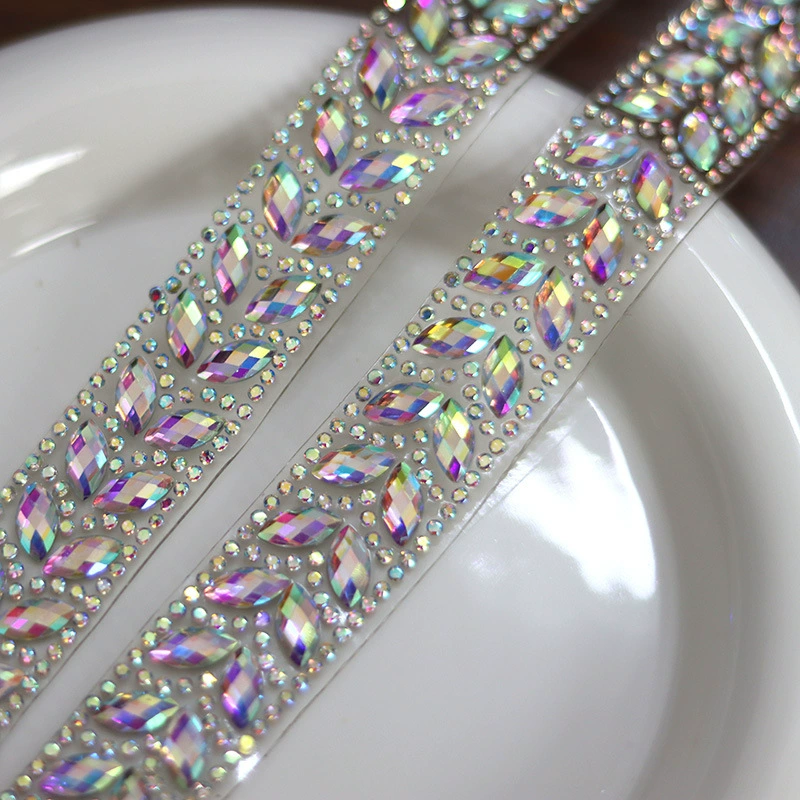 Стразы в виде конских глаз из смолы, полоски, камни 2 см маркиз, assorted colors, клейкие наклейки для дриля