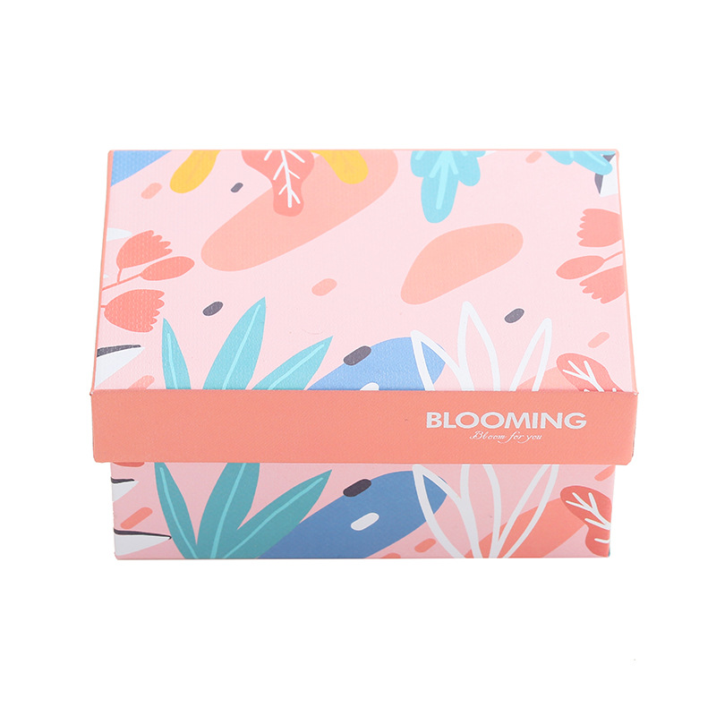 跨境热卖卡通可爱粉色礼盒礼品袋手提袋纸质包装盒饰品配件包装盒