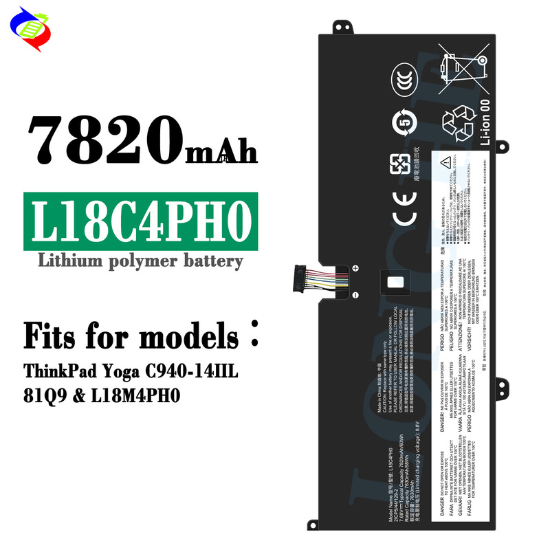 Suitable for Lenovo ThinkPad Yoga C940-14Iil/81Q9 Notebook Battery L18C4Ph0 Wholesale