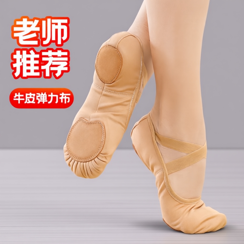 Practice Dance Shoes for Women, Adult Soft-Soled Chinese Dance Elastic Fabric Ballet Shoes, Children's Ballet Shoes, Girls' Professional Dance Shoes