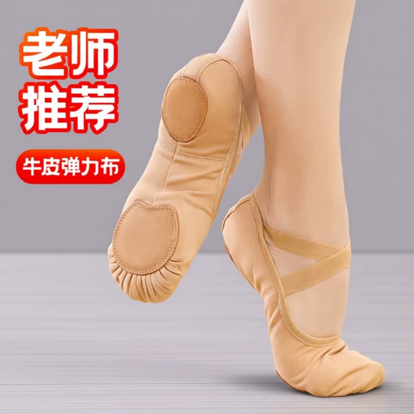 Practice Dance Shoes for Women, Adult Soft-Soled Chinese Dance Elastic Fabric Ballet Shoes, Children's Ballet Shoes, Girls' Professional Dance Shoes
