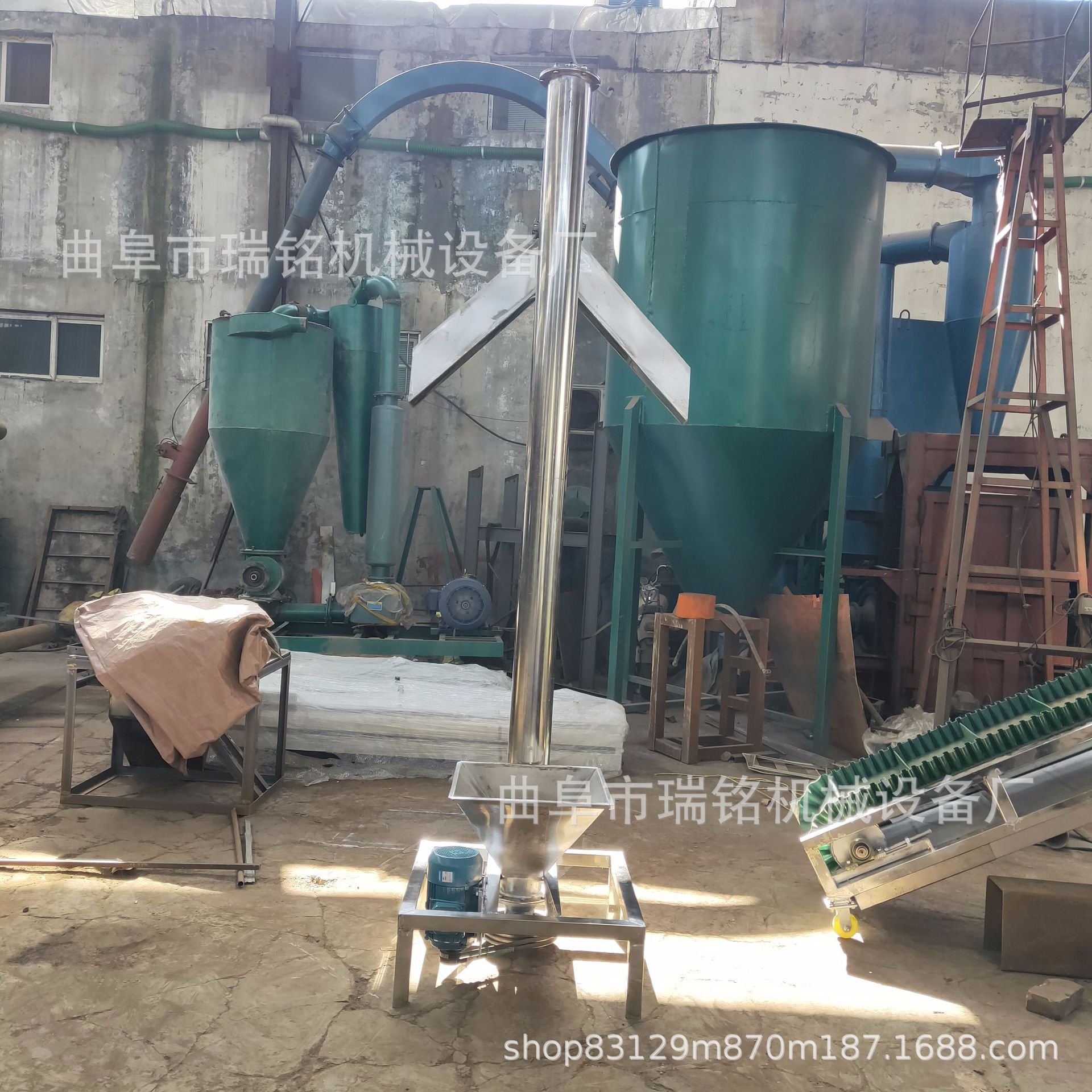 不锈钢219mm油菜籽螺旋提升机TGFF粉煤灰U型输送机药粉加料提升机