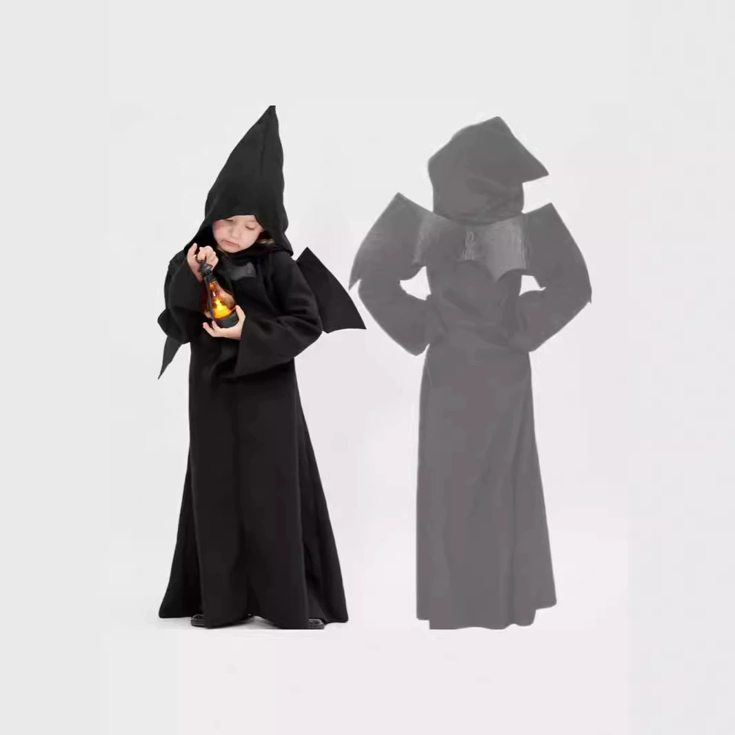 Внешняя торговля новый детский хэллоуин cos ведьма платье платье костюм сценическое шоу костюм