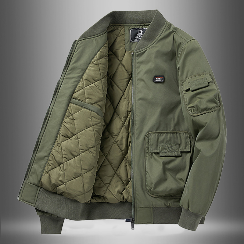 秋冬新款男士棉服外套美式工装飞行夹克2023爆款棉衣男款潮男棉袄