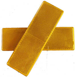 货车反光板大车车身标识红白黄塑料装饰贴 车身标识贴反光条牌