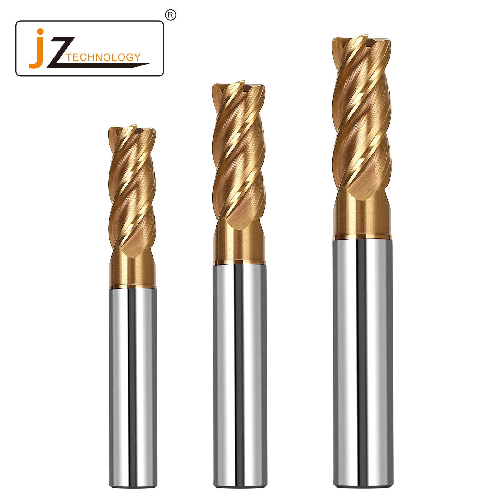 4刃钨钢圆鼻铣刀 软硬通用刀具塑胶模专用铜公专用刀具规格齐全