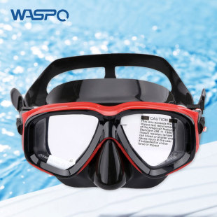 Diving Goggles Large Frame Silicone Mask Snorkel Set Fully Dry Snorkeling Mask Adult Men's and Women's Diving Glasses