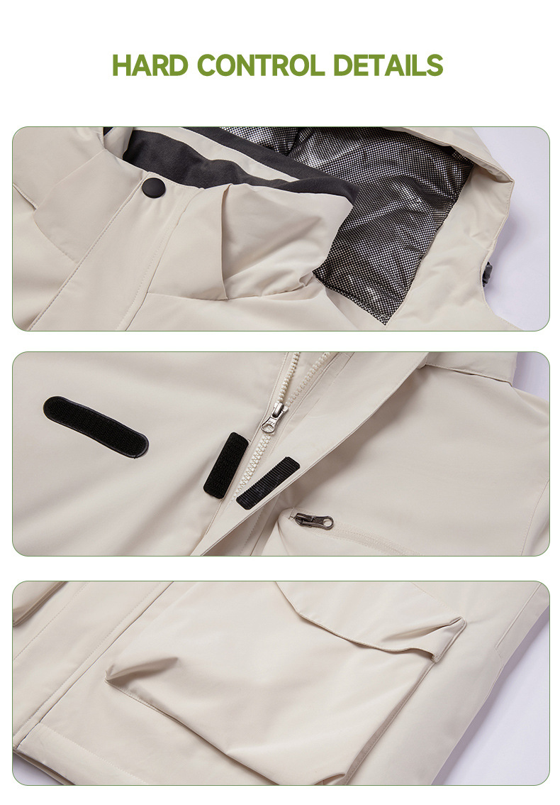 Combinaison de ski d'hiver pour homme, coupe ample et polyvalente, idéale pour les activités de plein air._voghion.com