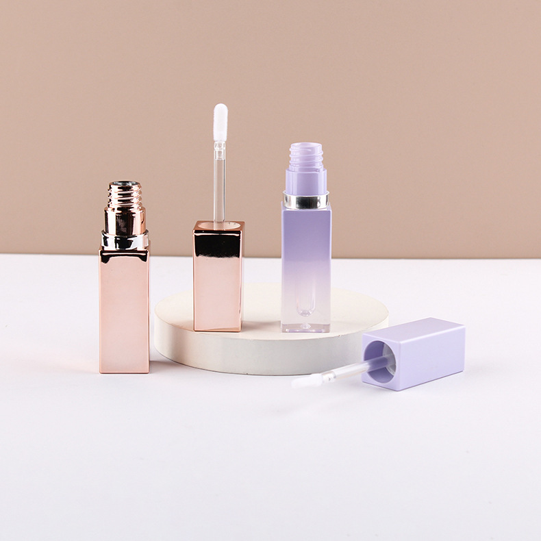 现货批发方形唇釉管唇彩管唇部精华管化妆品包材